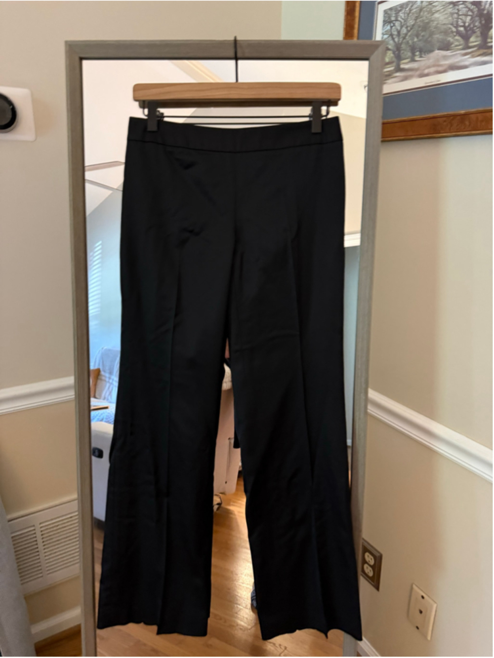 Women's Ann Taylor Petite Trousers Size 2P Black